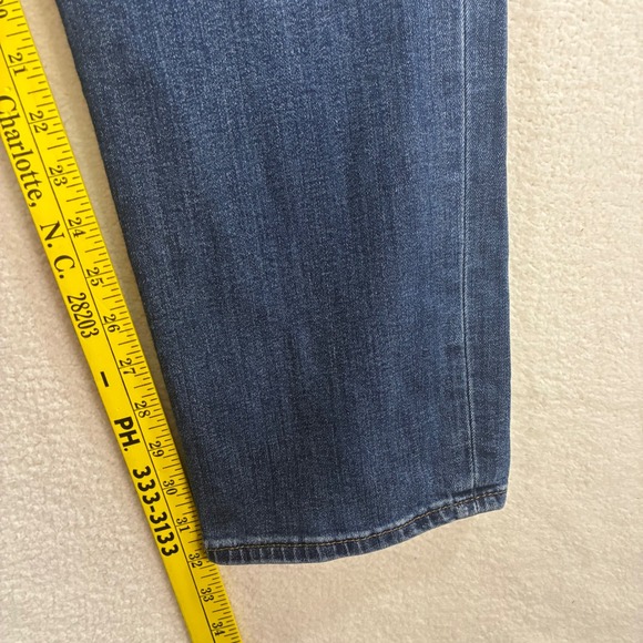 Mavi Jeans Zach Straight Leg Mens 36x32 Blue Faded Whiskered Casual Denim Dark - Picture 7 of 9